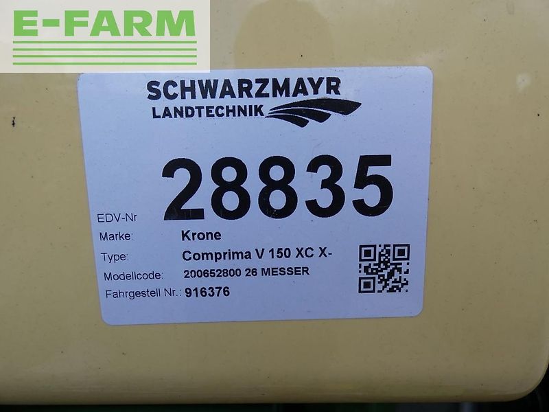 Krone comprima v 150 xc