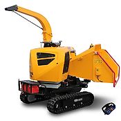 Diesel - Häcksler, Buschhacker, Schredder auf Gummikettenfahrwerk bis 16cm. LASKI LS-160 DW Track RC. Der Raupenhäcksler für den Profi.