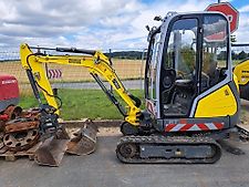 Wacker ET 18 Minibagger Powertilt Kabine Yanmar 750h Brutto Bj.22