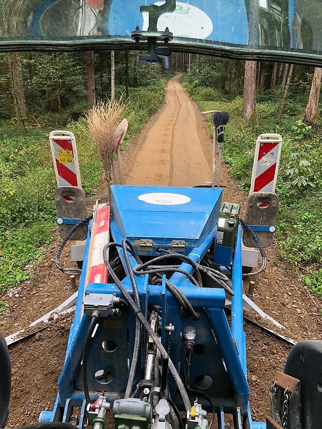 Planierschild V-förmig