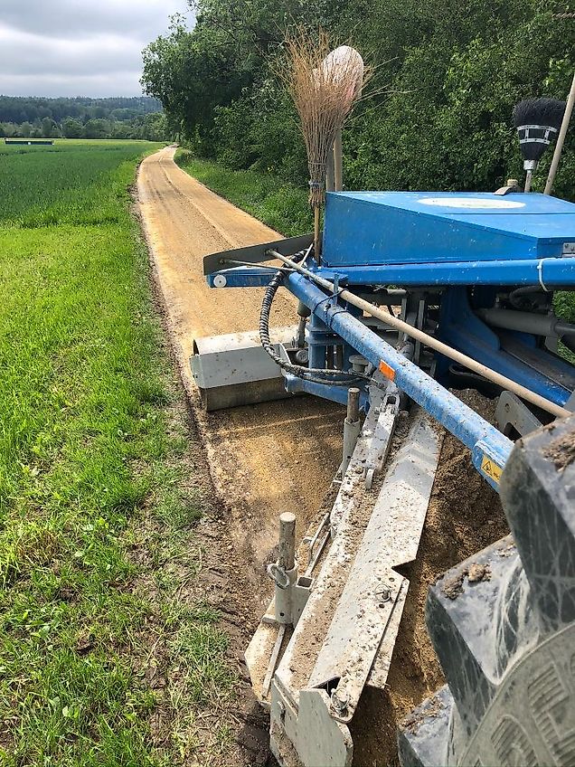 Planierschild V-förmig