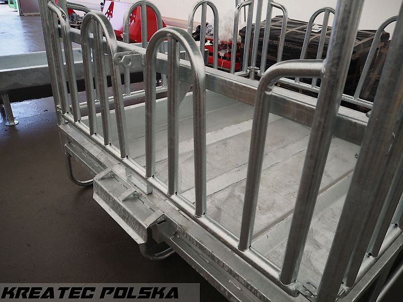 KMZ Heuraufe M4/12, Raufe für Vieh und Pferde 12 -Stellen, verzinkt