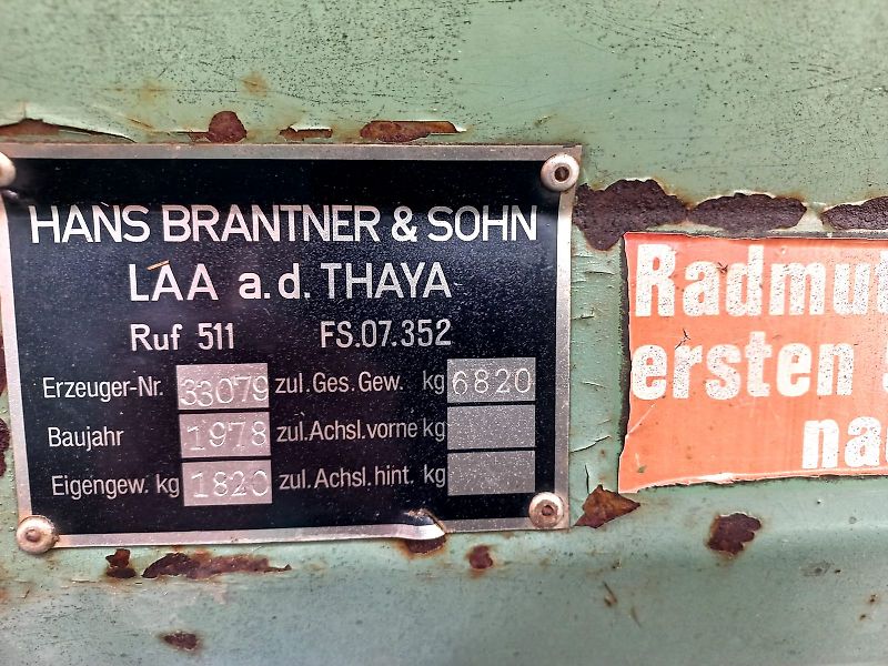 Brantner 2 Achs 5 Tonnen