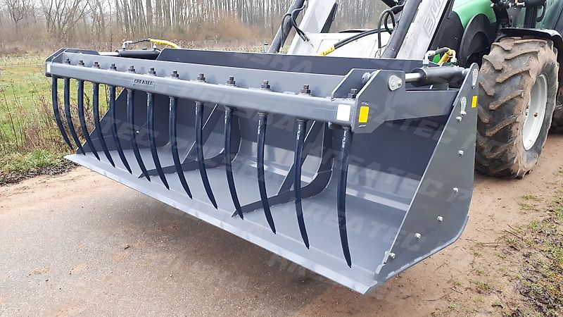 KREATEC Reißschaufel/ Krokoschaufel W2 mit FSDT Zinken und Hardox Schurfleiste