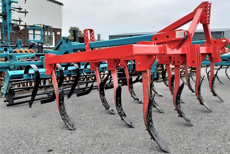 BM Maschinenbau Mulchsaat Grubber 3m, gebrauchte Rohrstabwalze Nivellatoren