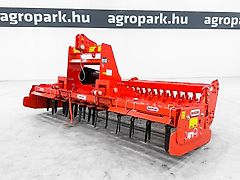 Gaspardo Drago DC 3000 power harrow with 3 m working width, 24 cm working depth, 24 tines, 12 rotors, 45 cm packer roller