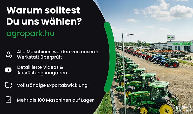 Tecnomais TMRP2 6R-F corn header, 6 row, foldable, 75 cm, for John Deere W and T combines, chopper, stalk crushers