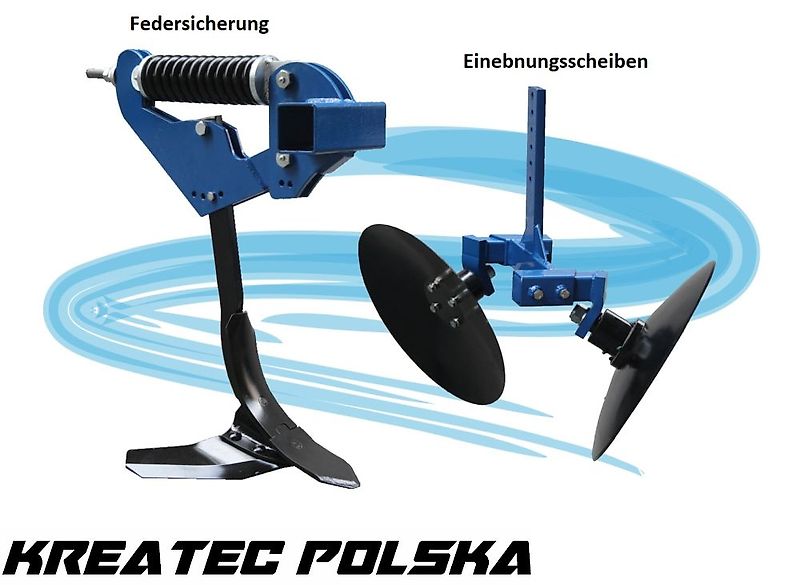 Rolmako U 453 Grubber / Schälgrubber mit Federsicherung Breiten von 2,1 m bis 4,5 m