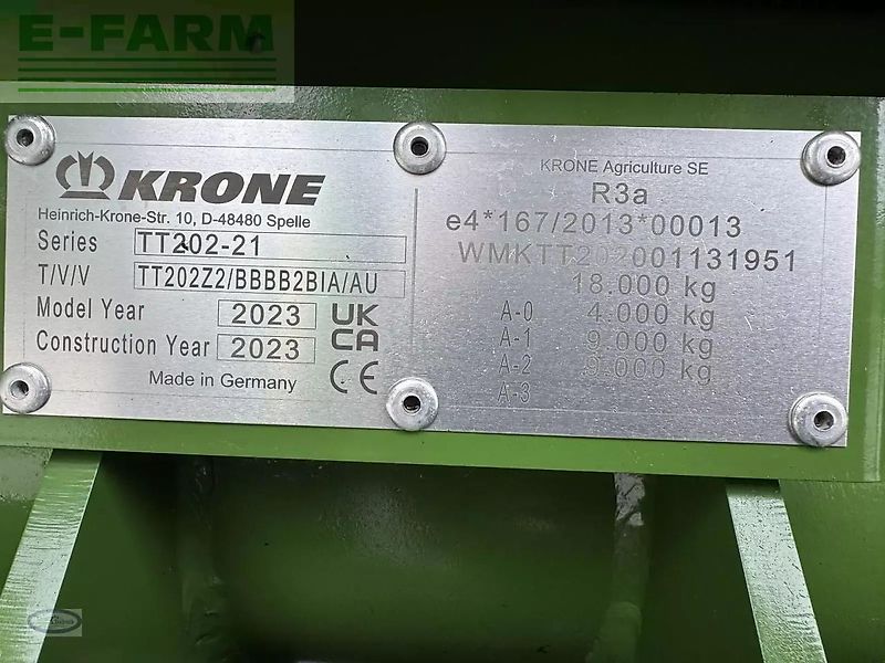 Krone mx 370 gd