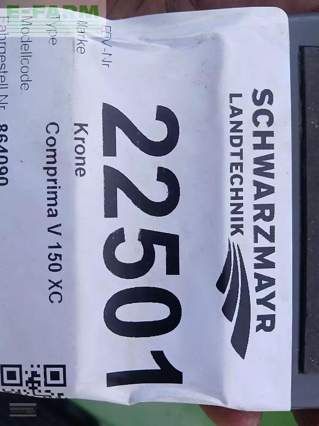 Krone comprima v150 xc