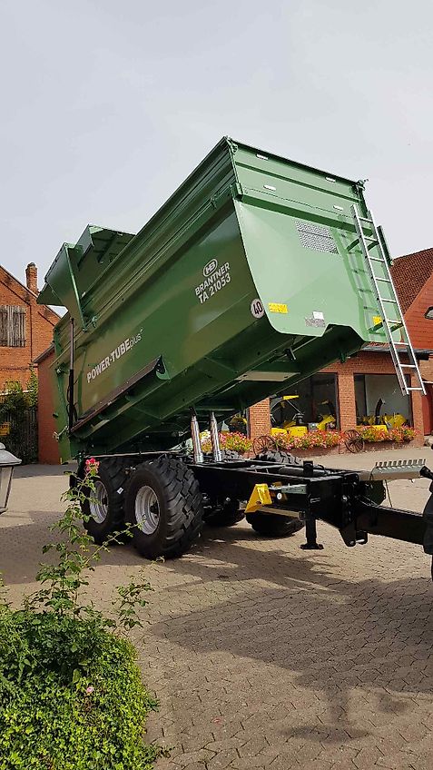 Brantner TA 20053 PowerTube mi 18 / 26m³ + 3 to K80 Anhängung = 21 to + abklappbare 600er Aufsatzwände + 560/60 R 22.5 NEU BKT 693 M 165 D + 2x Sichtfenster mit Plexiglas + LED