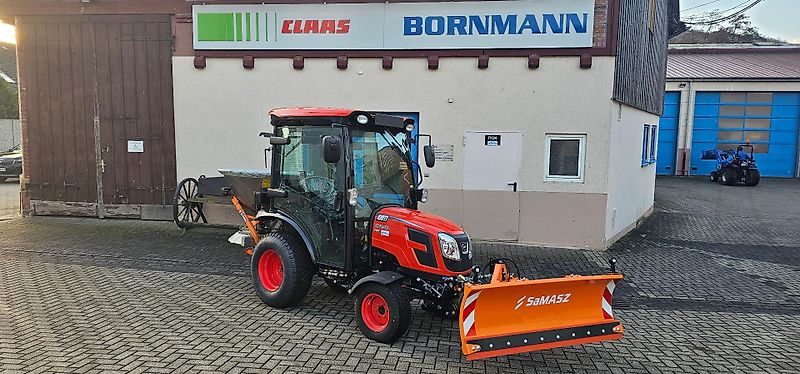 Kioti CX 2510 CH mit Klimaanlage, Frontzapfwelle, Hydrostat-Getriebe, Winterdienstpaket