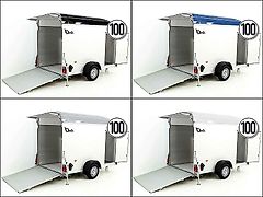 Debon Kofferanhänger C400 164x315cm H:200cm 1,3t|Alu, Polybug|Tür